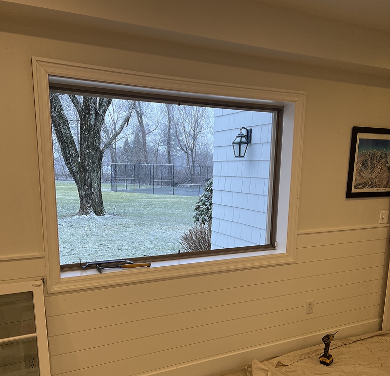 Window Converting To A Pella Architect Door